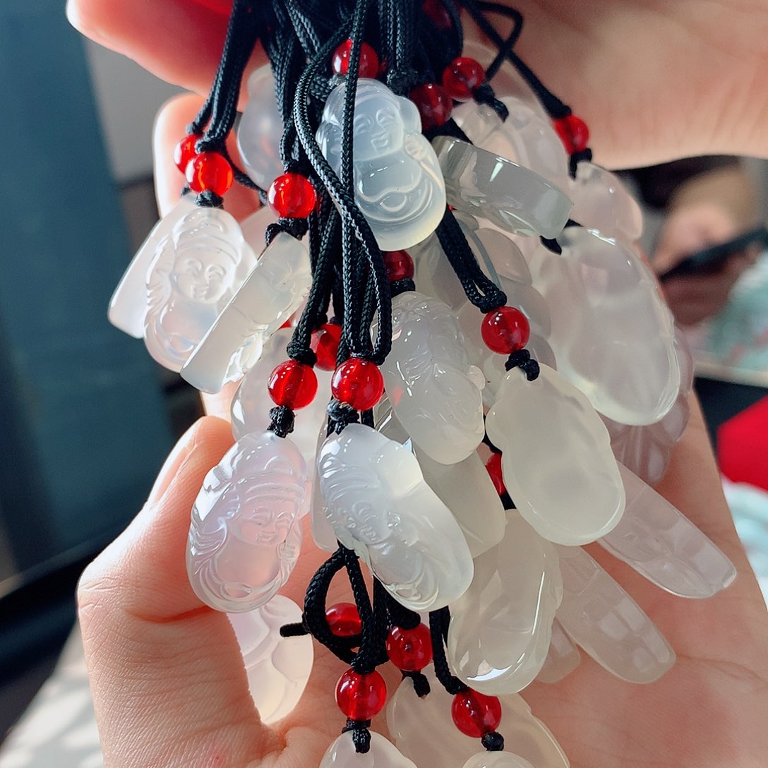 玛瑙/玉髓颈饰合金买断