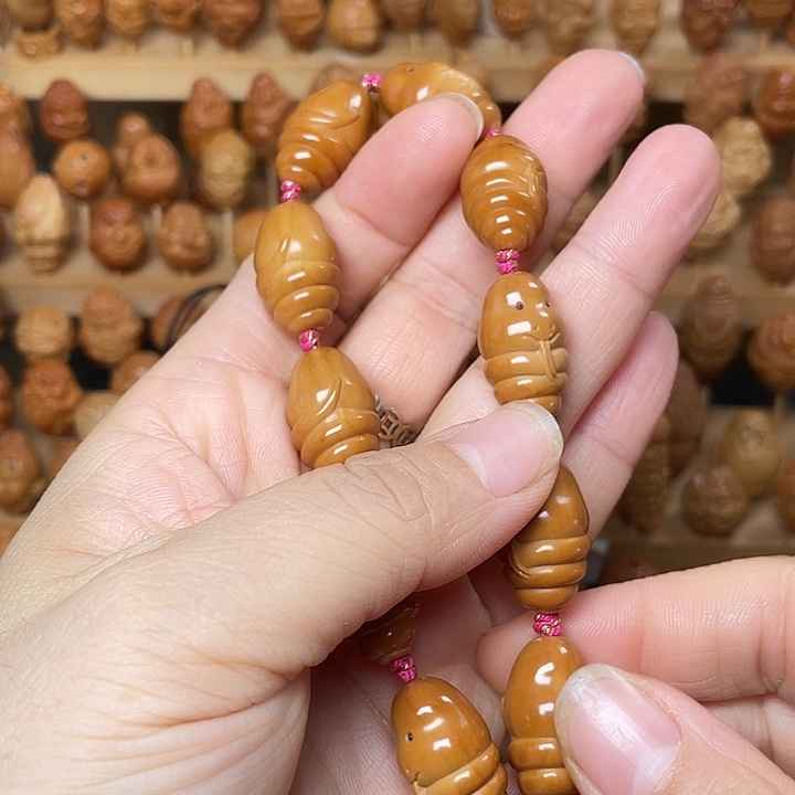 橄榄核手串/手链特价花皮小蛇不退不换