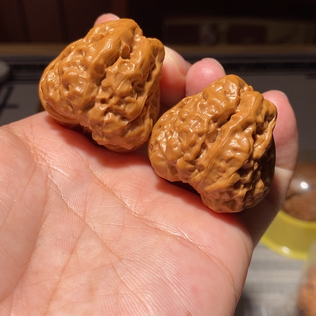 把件文玩核桃006延庆三角蛙37+41尺