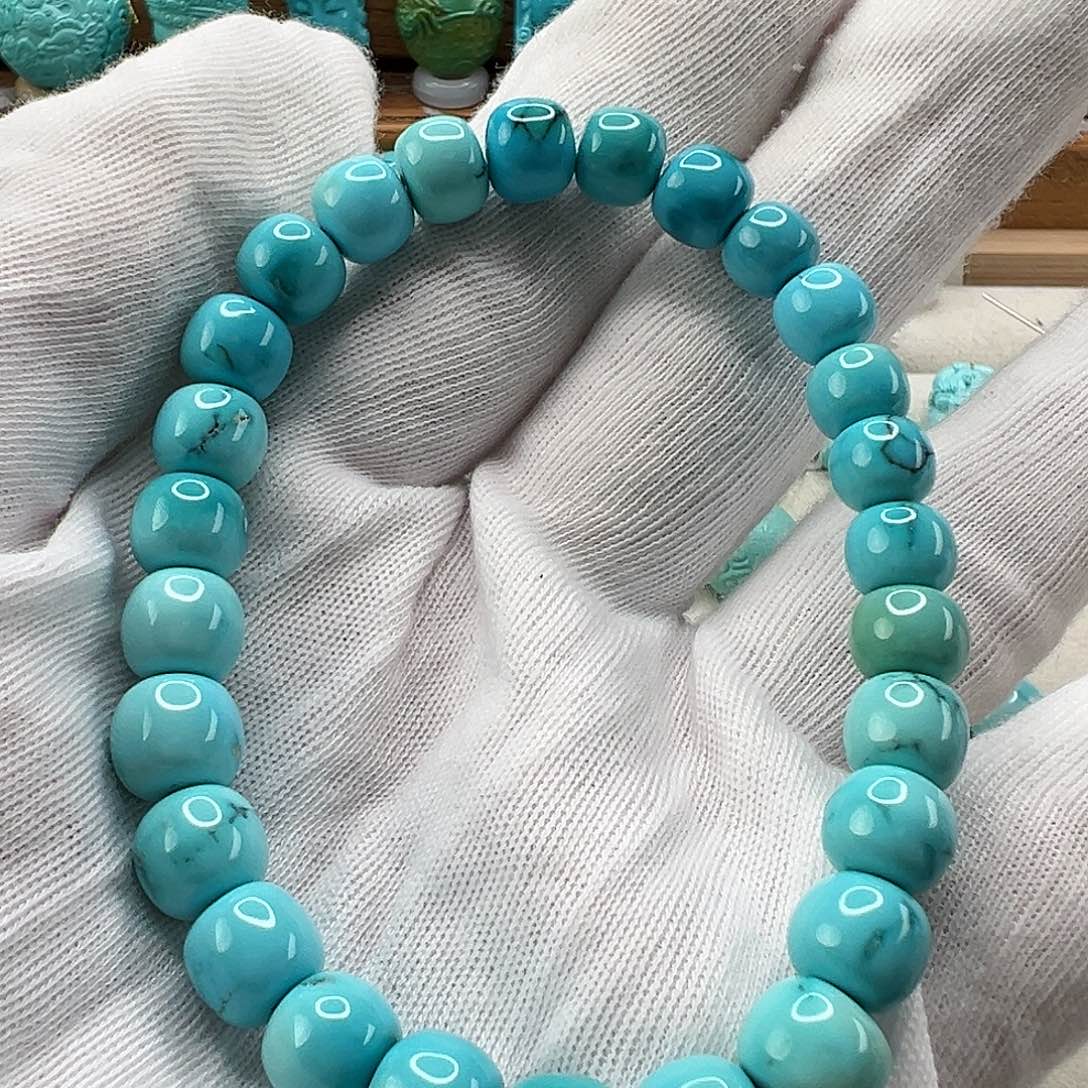 绿松石老型手串 未镶嵌