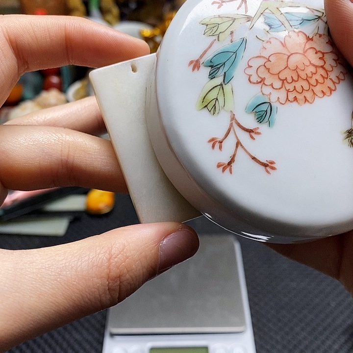 瓷片瓷片 瓷器 摆件1个