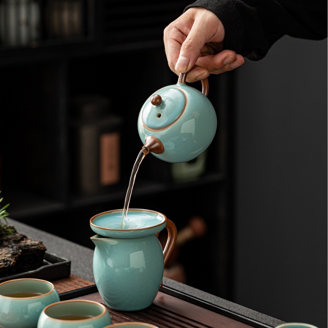 茶具陶瓷功夫茶具淘瓷八家用简约旅行整套套装中式配件