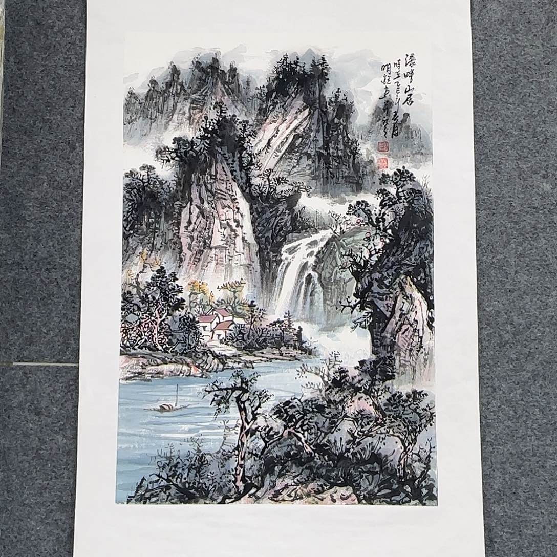 国画68*45纯手绘何润杰