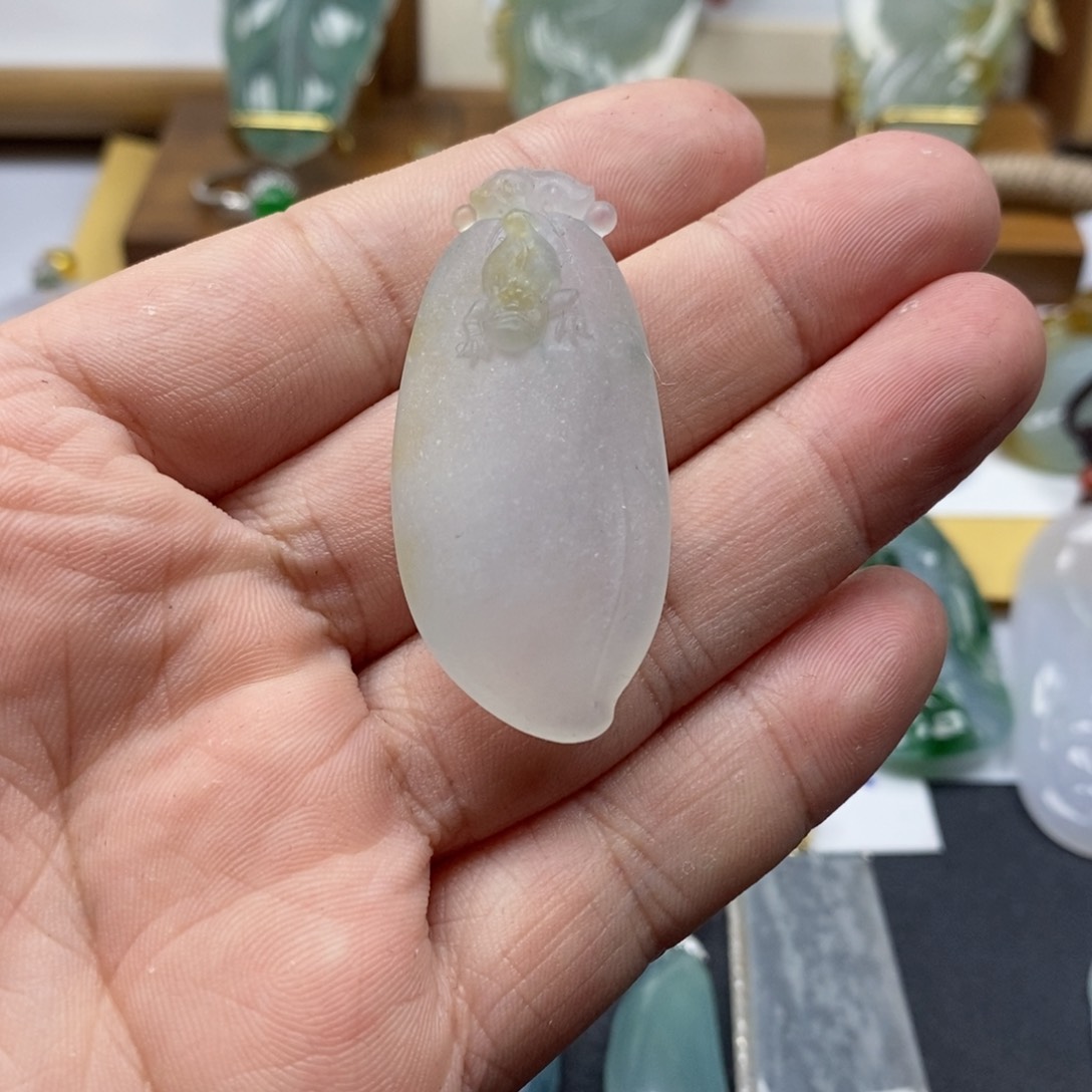 定制翡翠未镶嵌失***猫