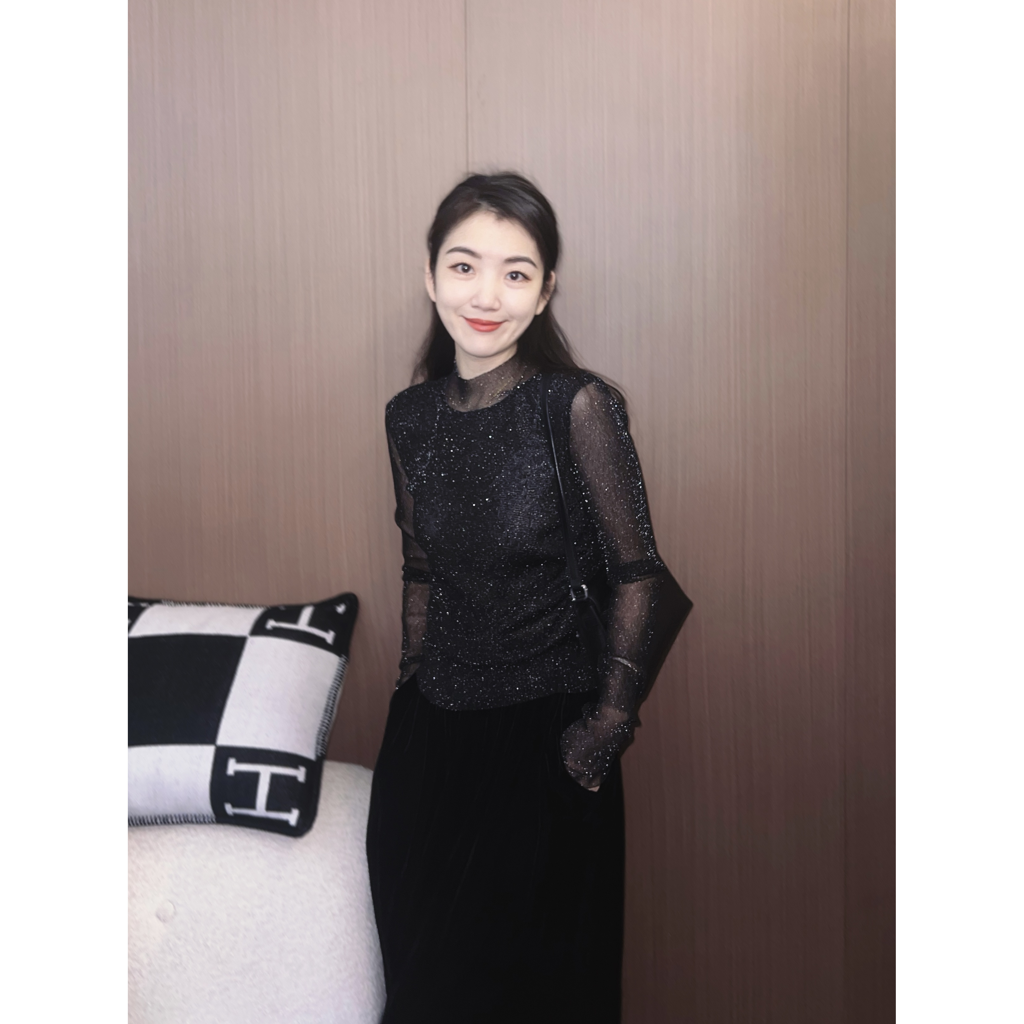 【高领细闪】CHUN家秋季减龄百搭高领上衣