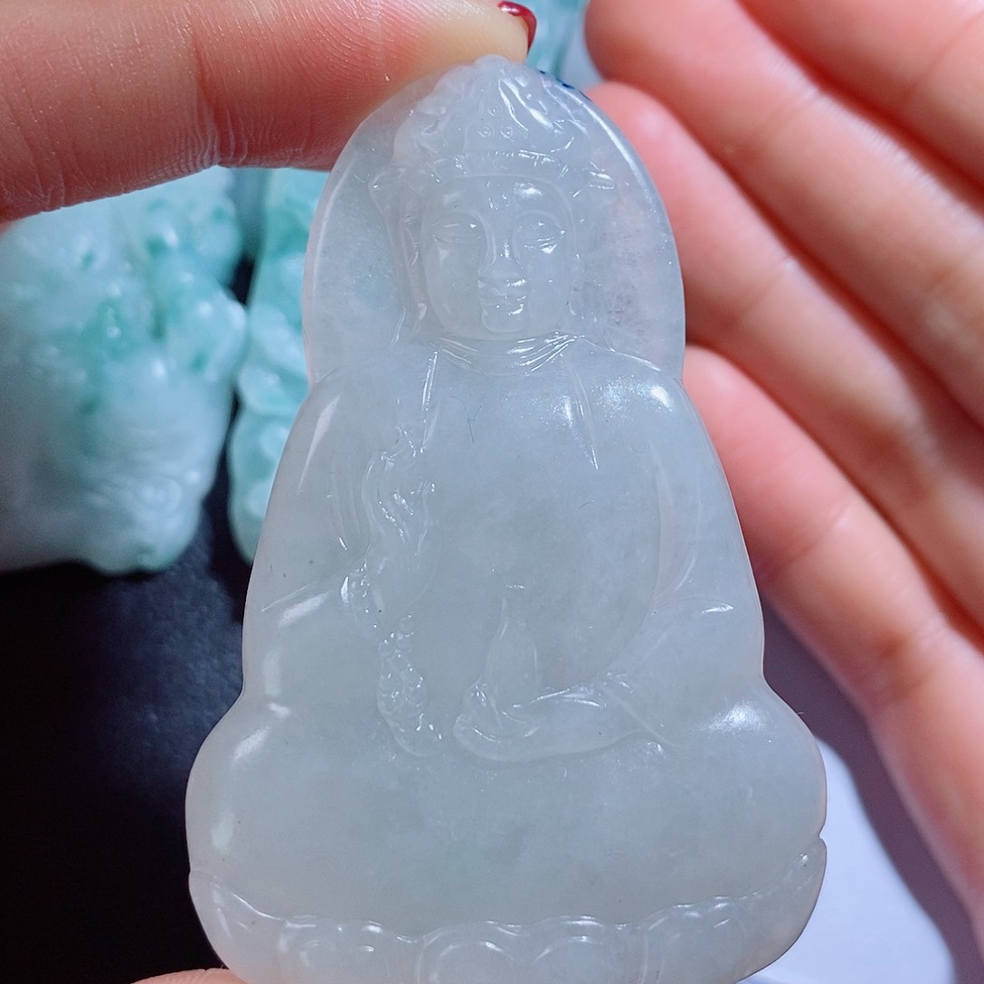 定制翡翠未镶嵌毛货不支持退货下单需确认抛光