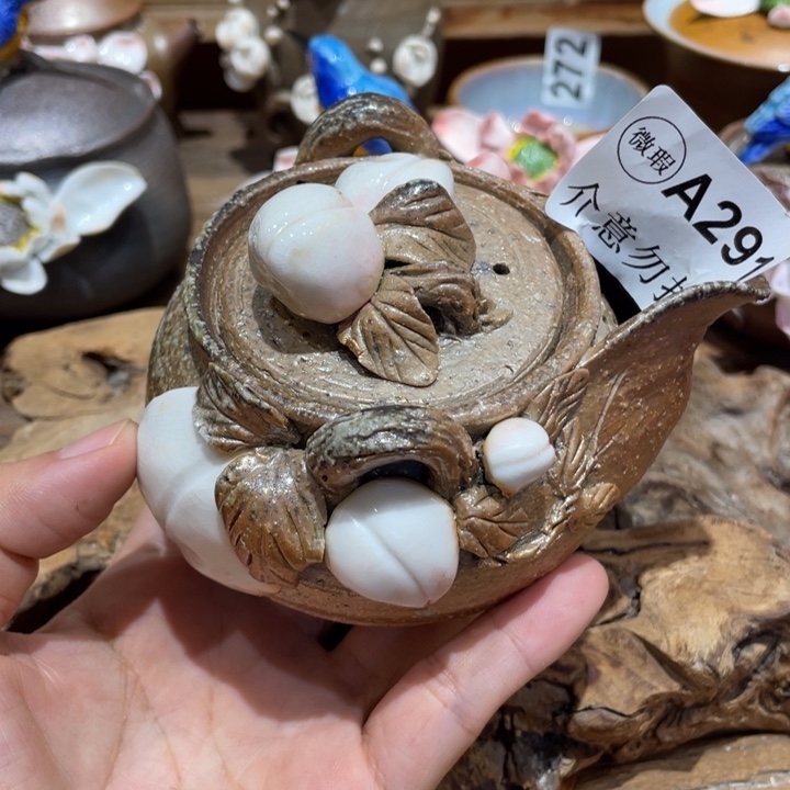 手工制作陶瓷茶具茶杯青蛙