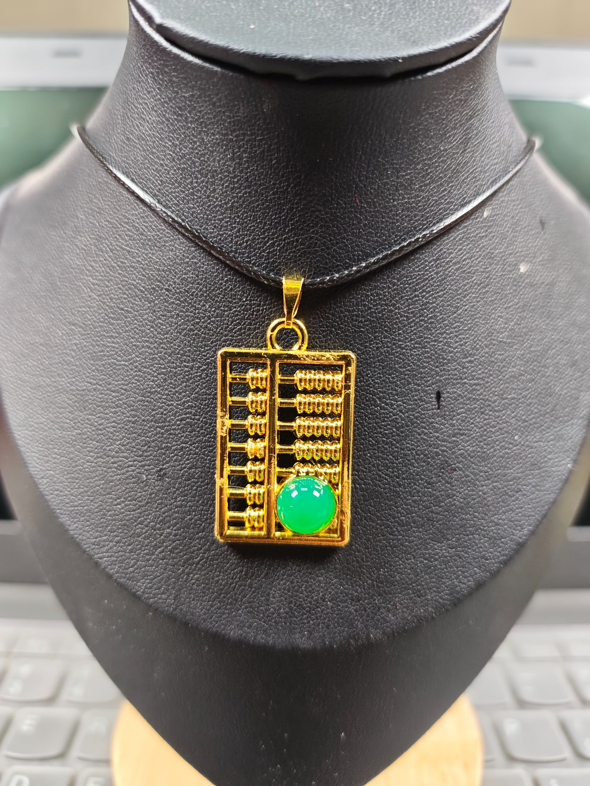 【颜帆】高端玛瑙算盘吊坠