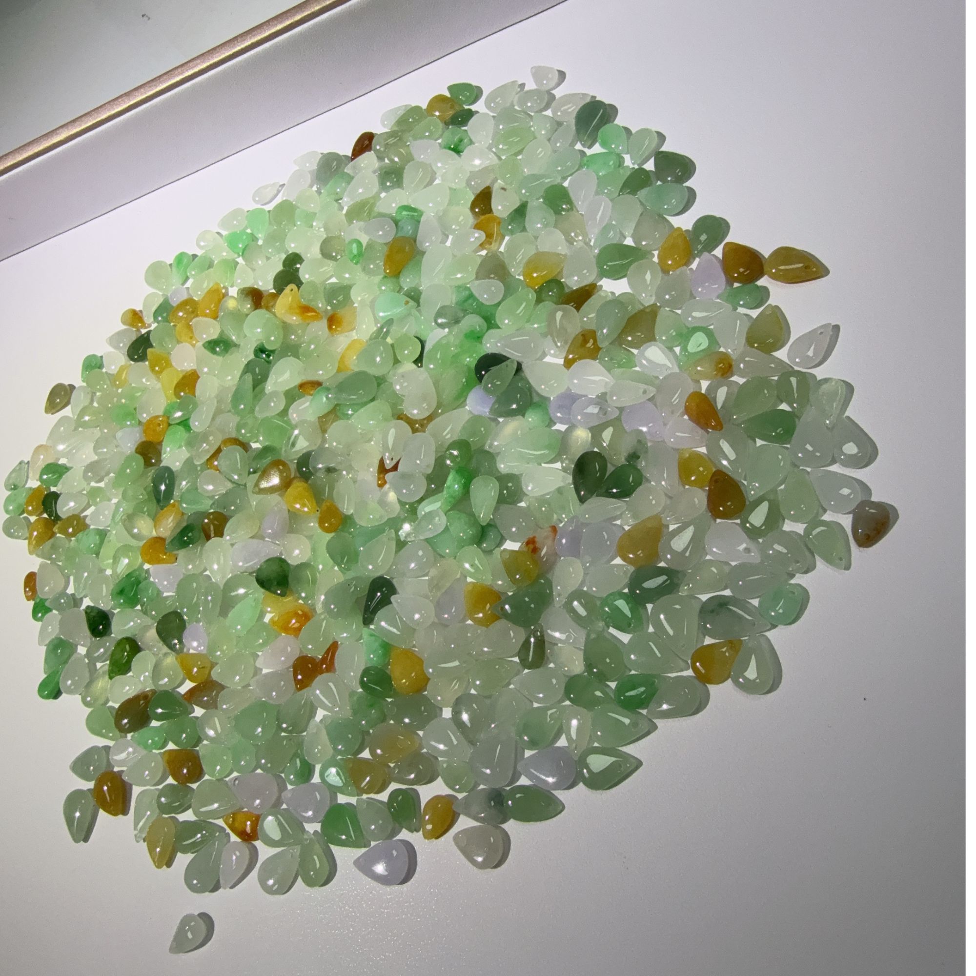 天然缅甸翡翠A货多宝耳钉多样性发其一