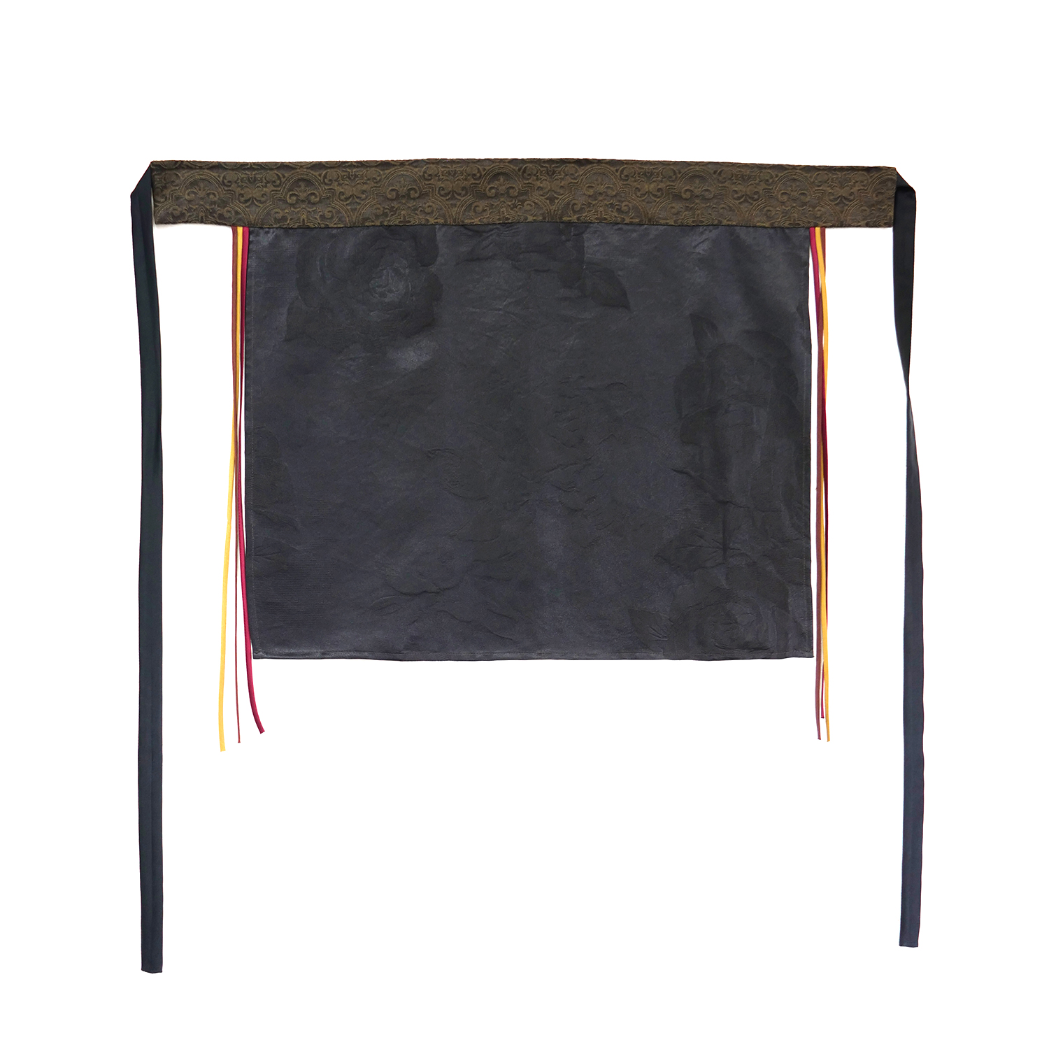 香云纱经典轻奢简约大方双面提花遮蔽帘缎裙Y25B1497