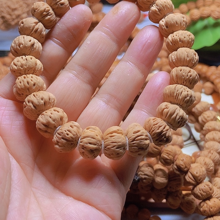 手串桃核洱**茶龙纹桃核