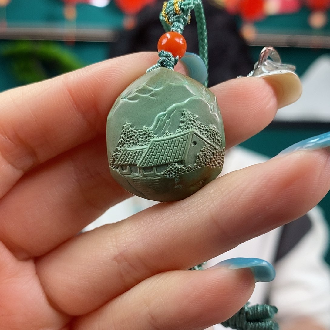 绿松石珠宝奇石未镶嵌