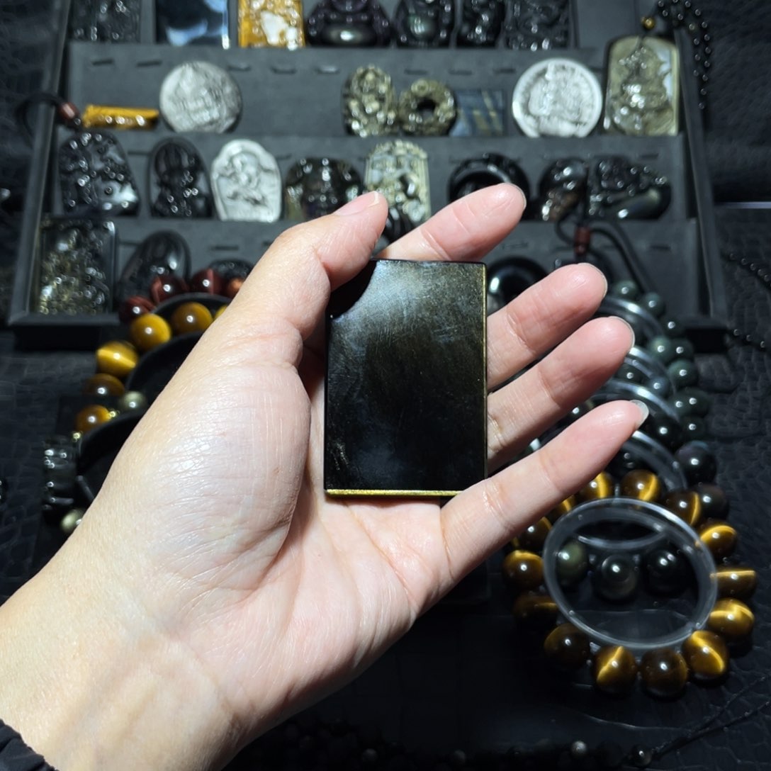 黑曜岩珠宝奇石未镶嵌起*补差价