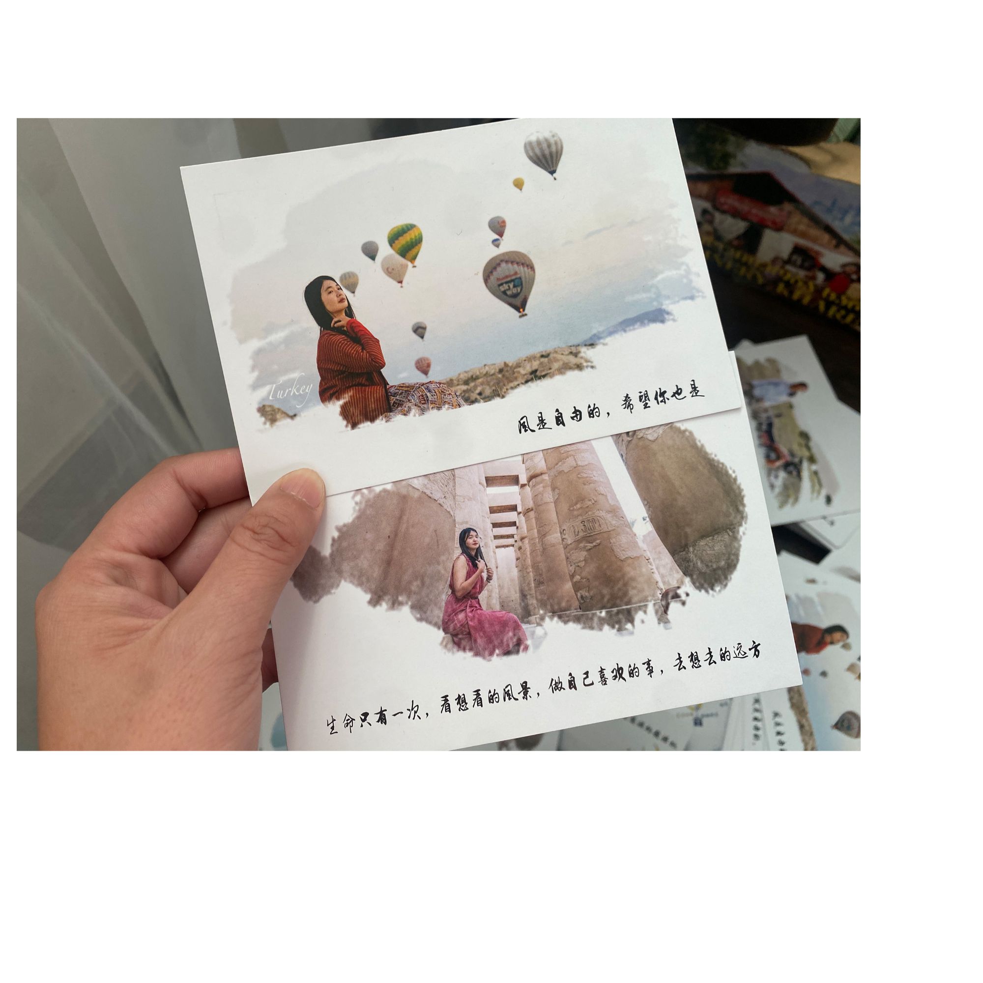 【月月环球旅行】明信片一套十张 福利品