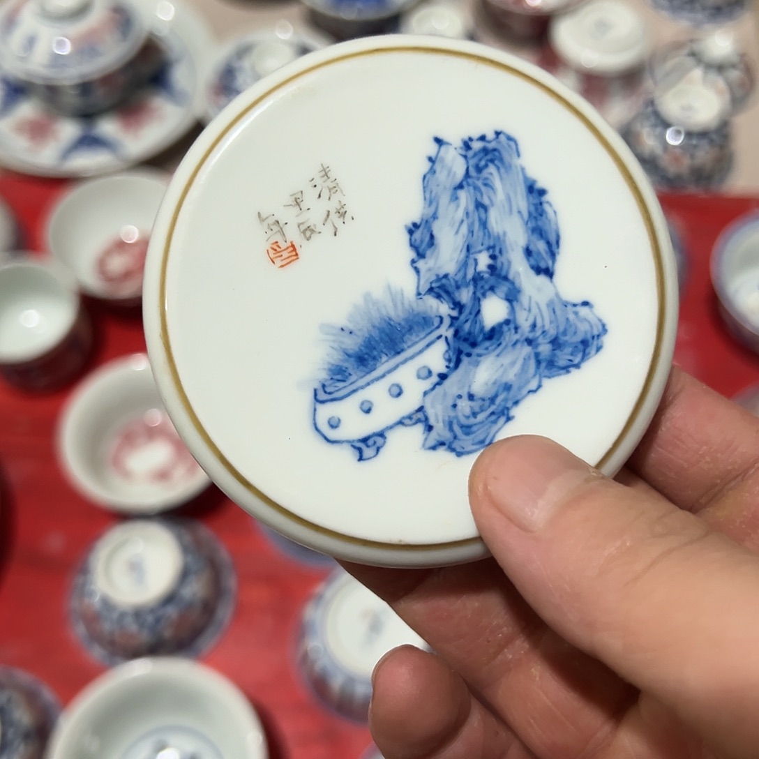 心***摆件景德镇手工陶瓷艺术品