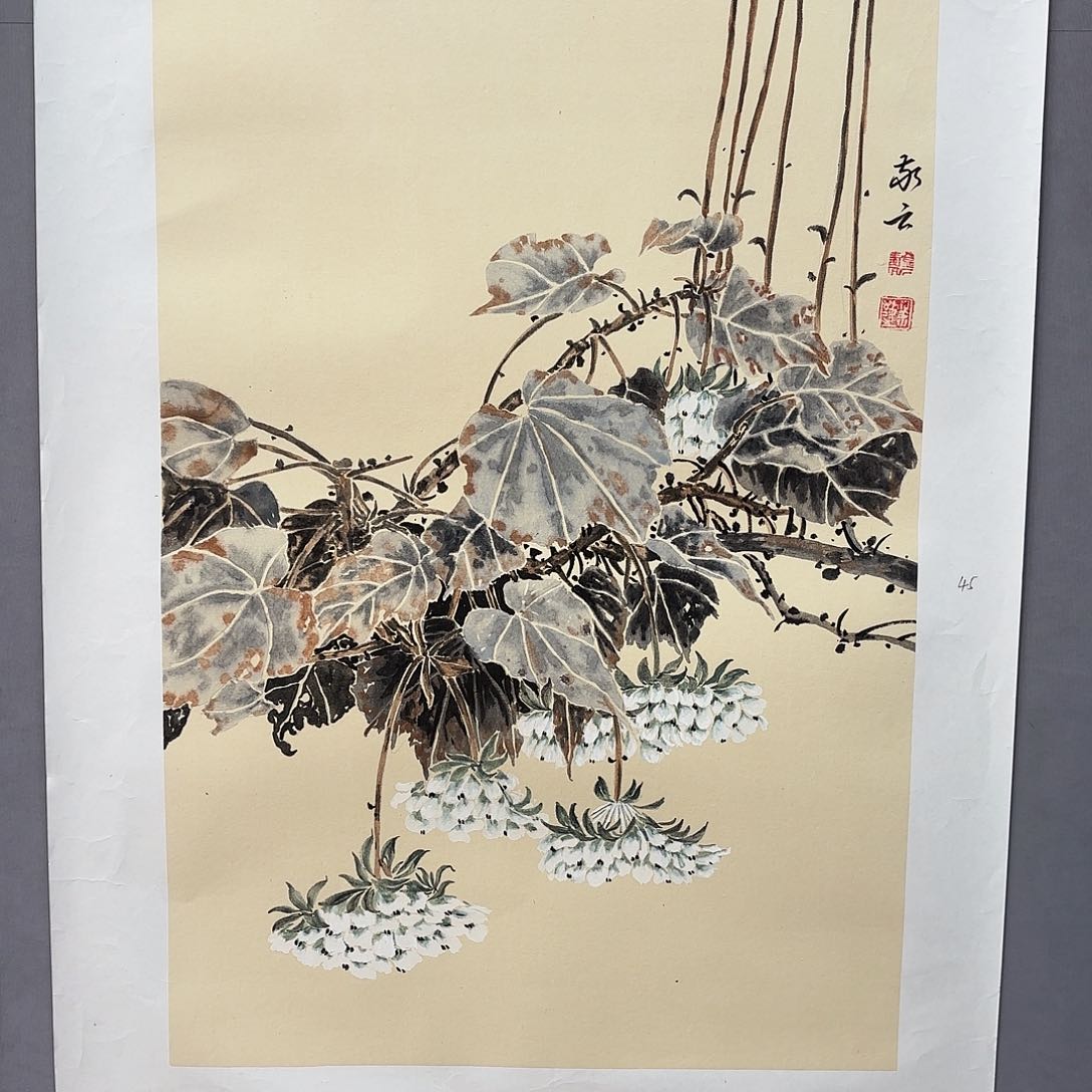 国画中国花鸟画大咖李敬之老师