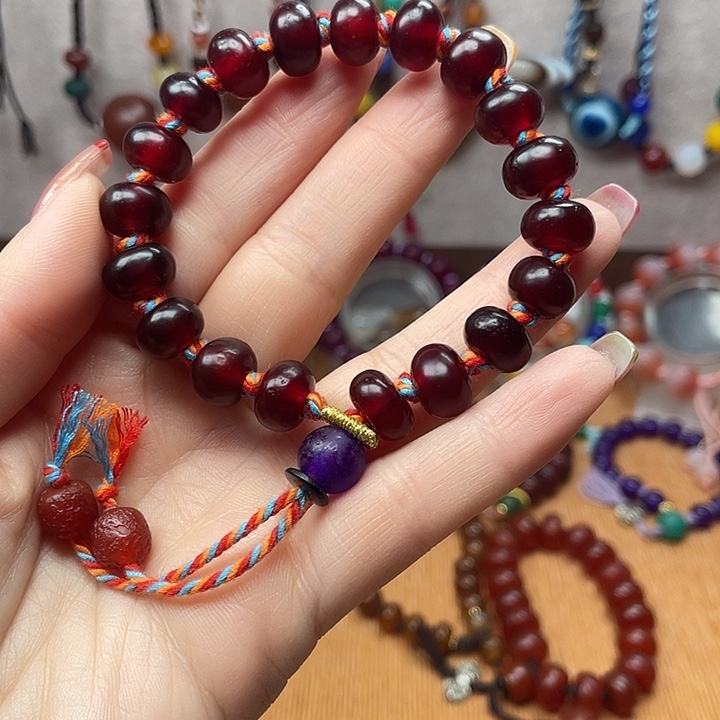 玛瑙/玉髓未镶嵌手链