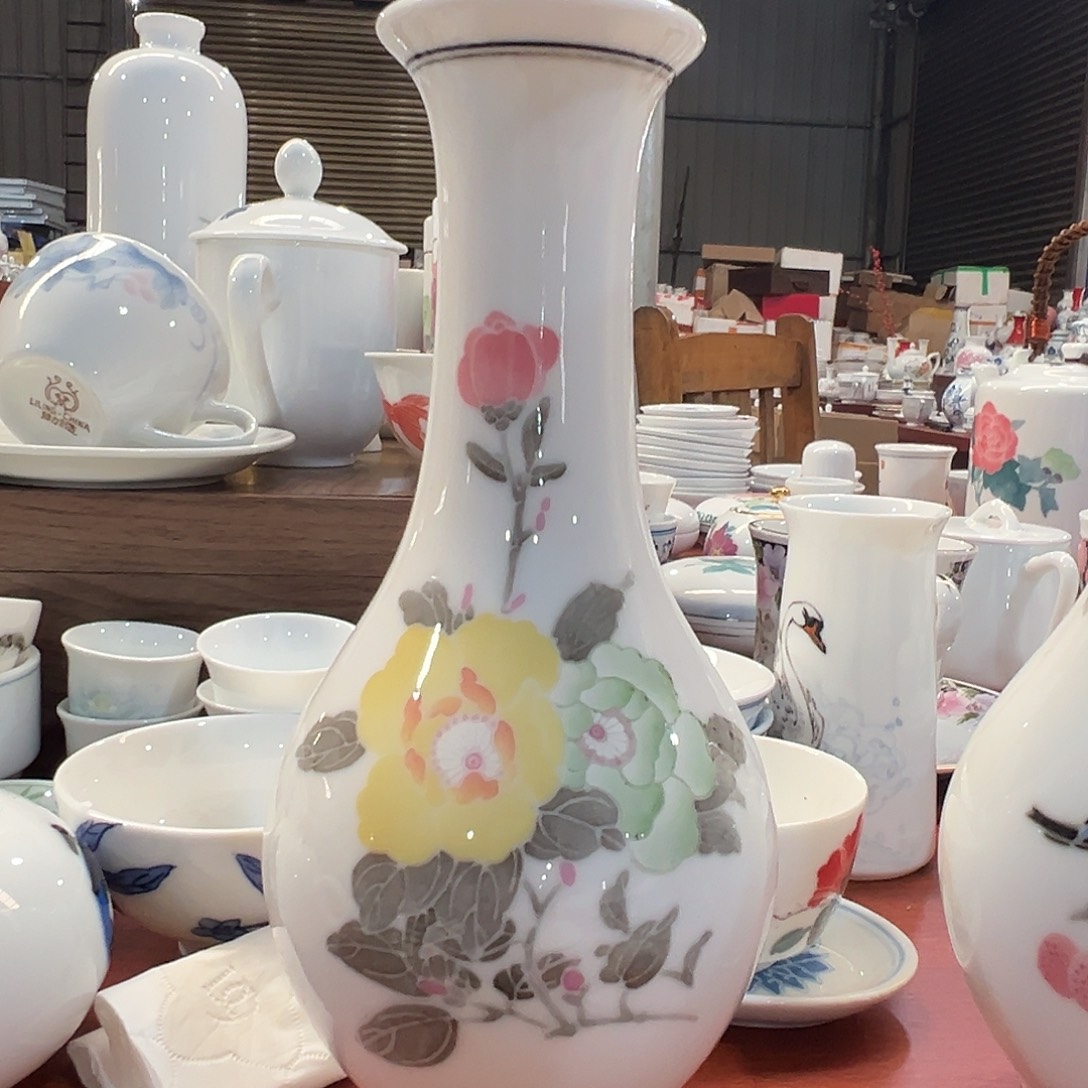 醴陵瓷直播供货基地手绘20厘米高