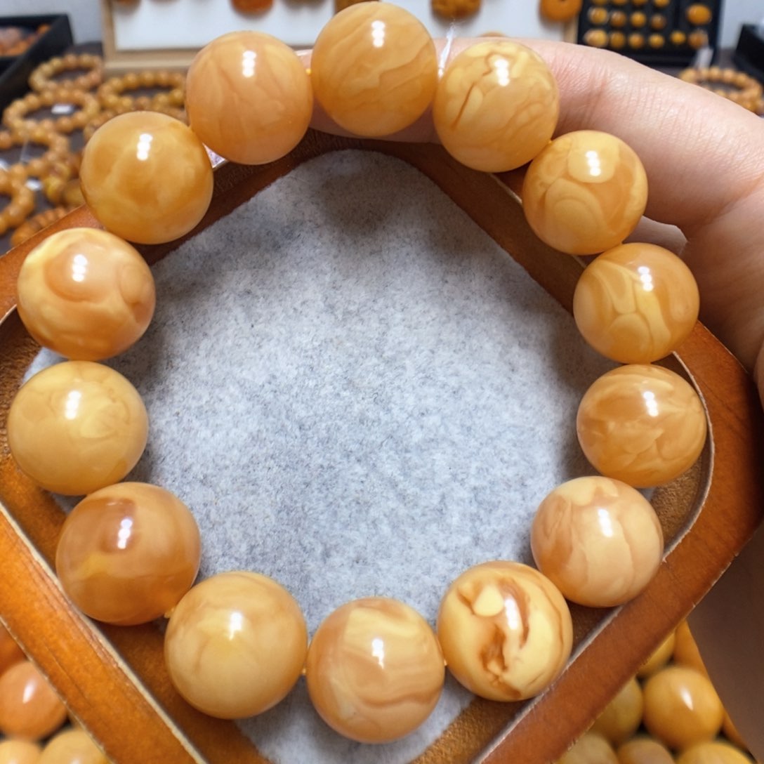 蜜蜡手链未镶嵌蜜蜡