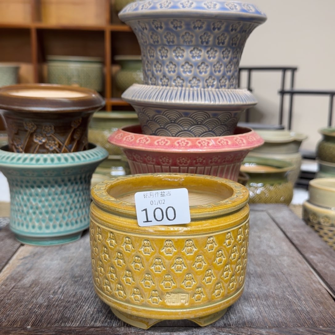 手工花盆 100 内口口径 8.5 cm