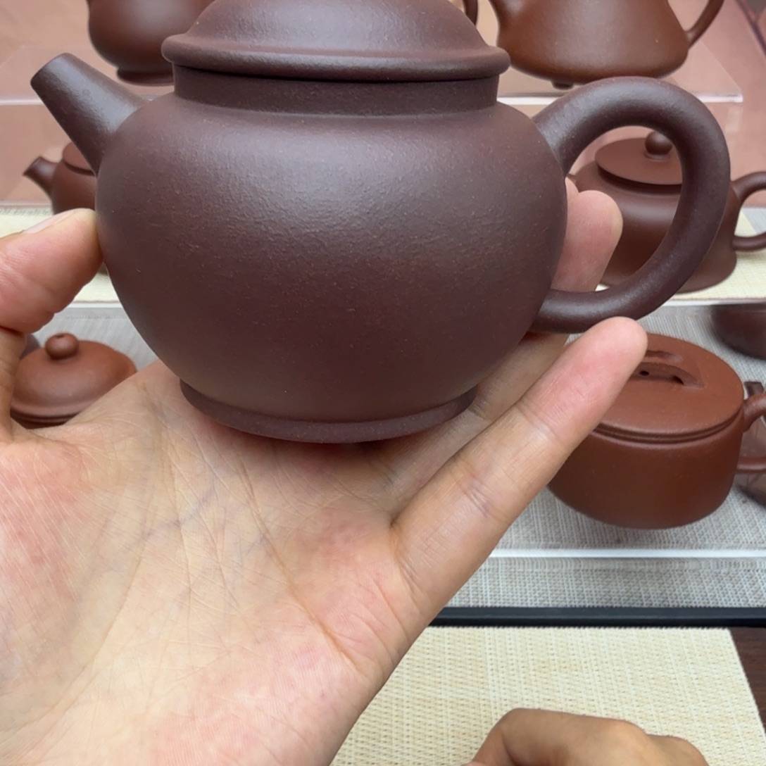 茶壶紫砂封釉巨轮170cc