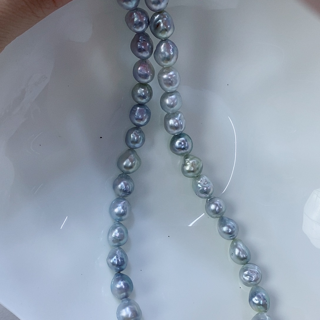 颈饰银S925镶嵌海水珍珠