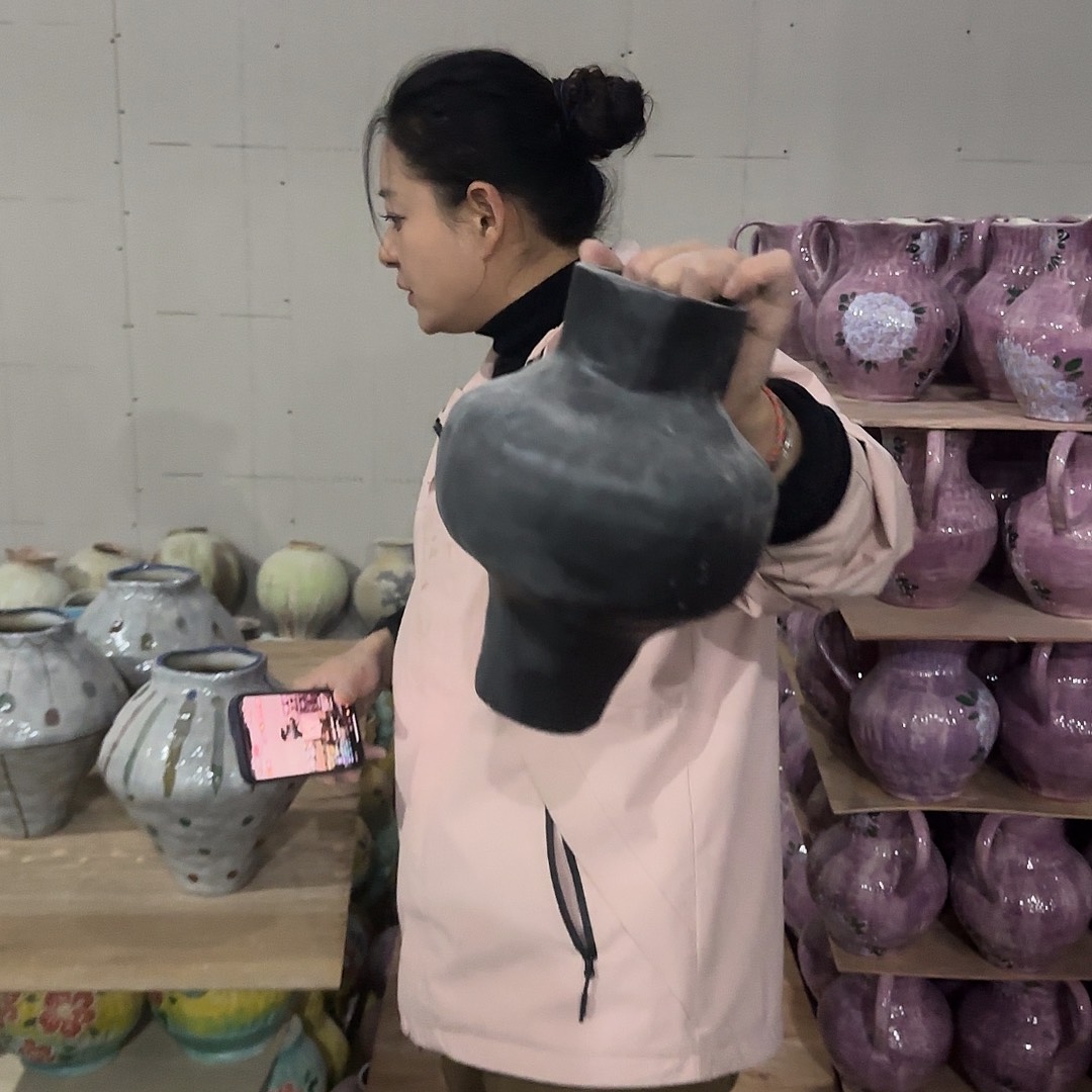 景德镇手工制作花瓶