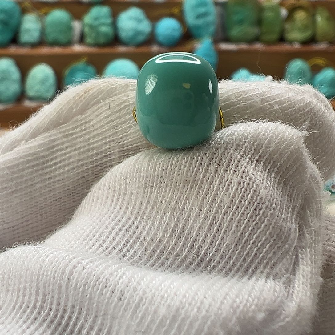 绿松石老型珠未镶嵌