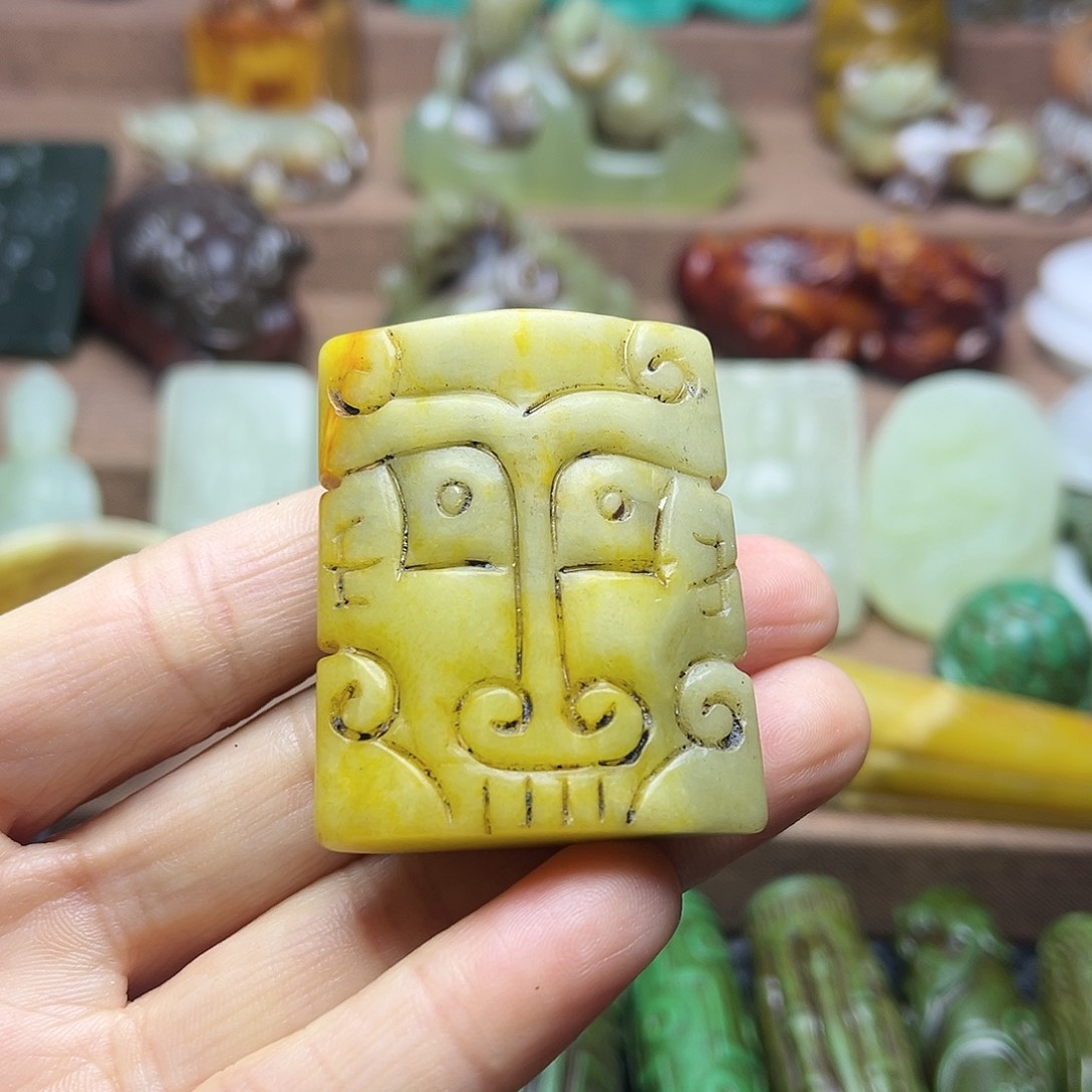 白玉菩提吊坠25。。