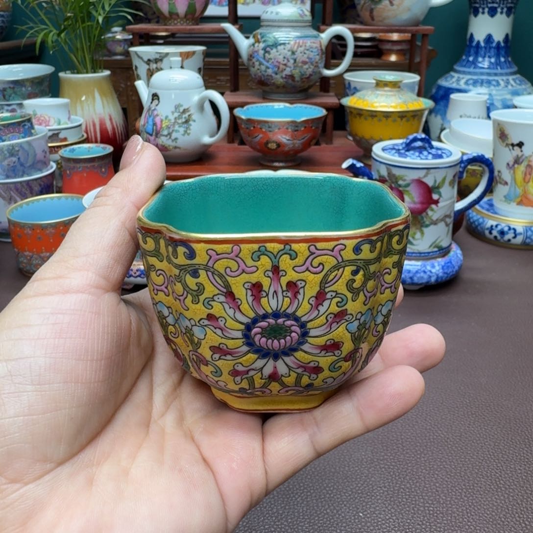 瓷片景德镇仿古手工制作精品展示