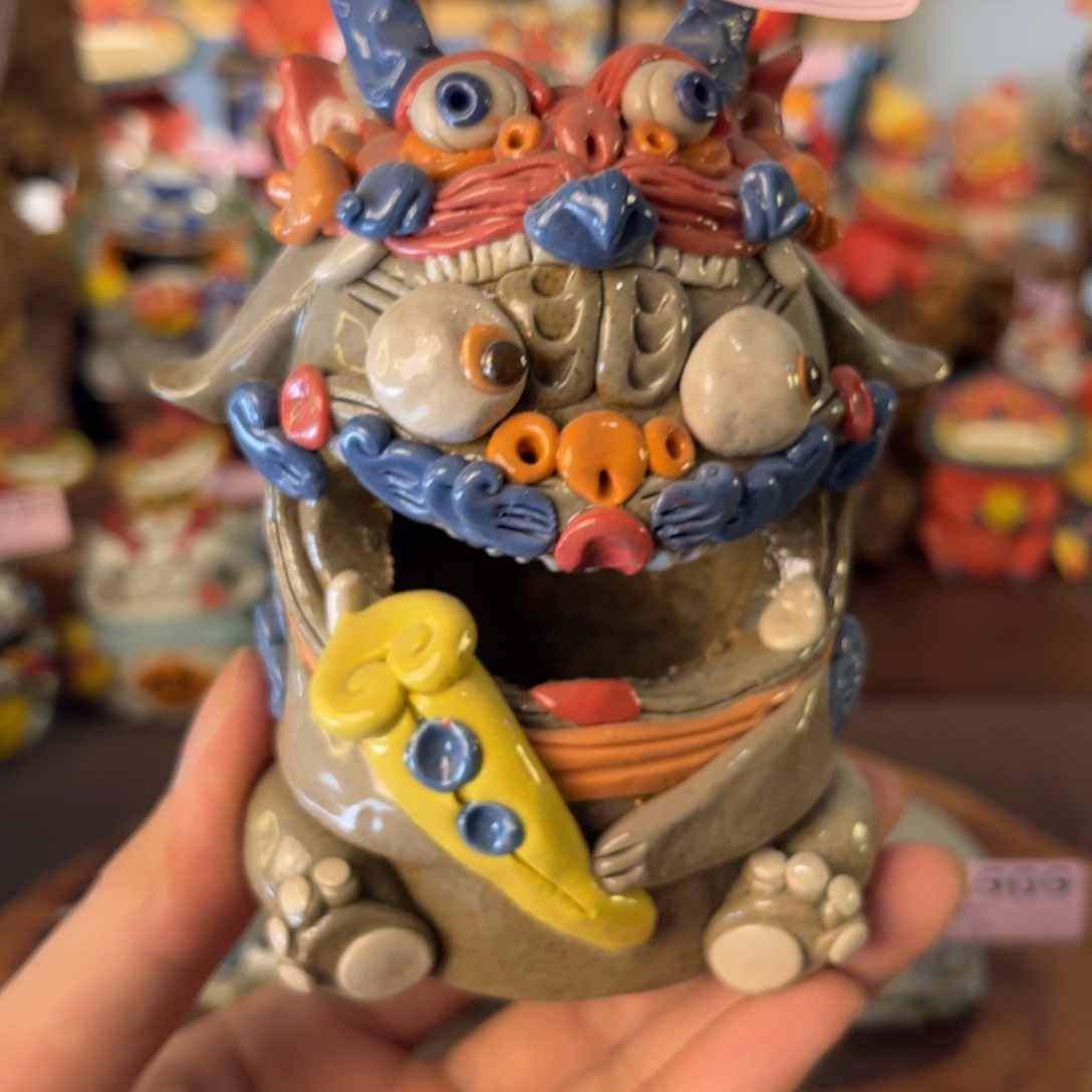 泥塑纯手工茶宠摆件