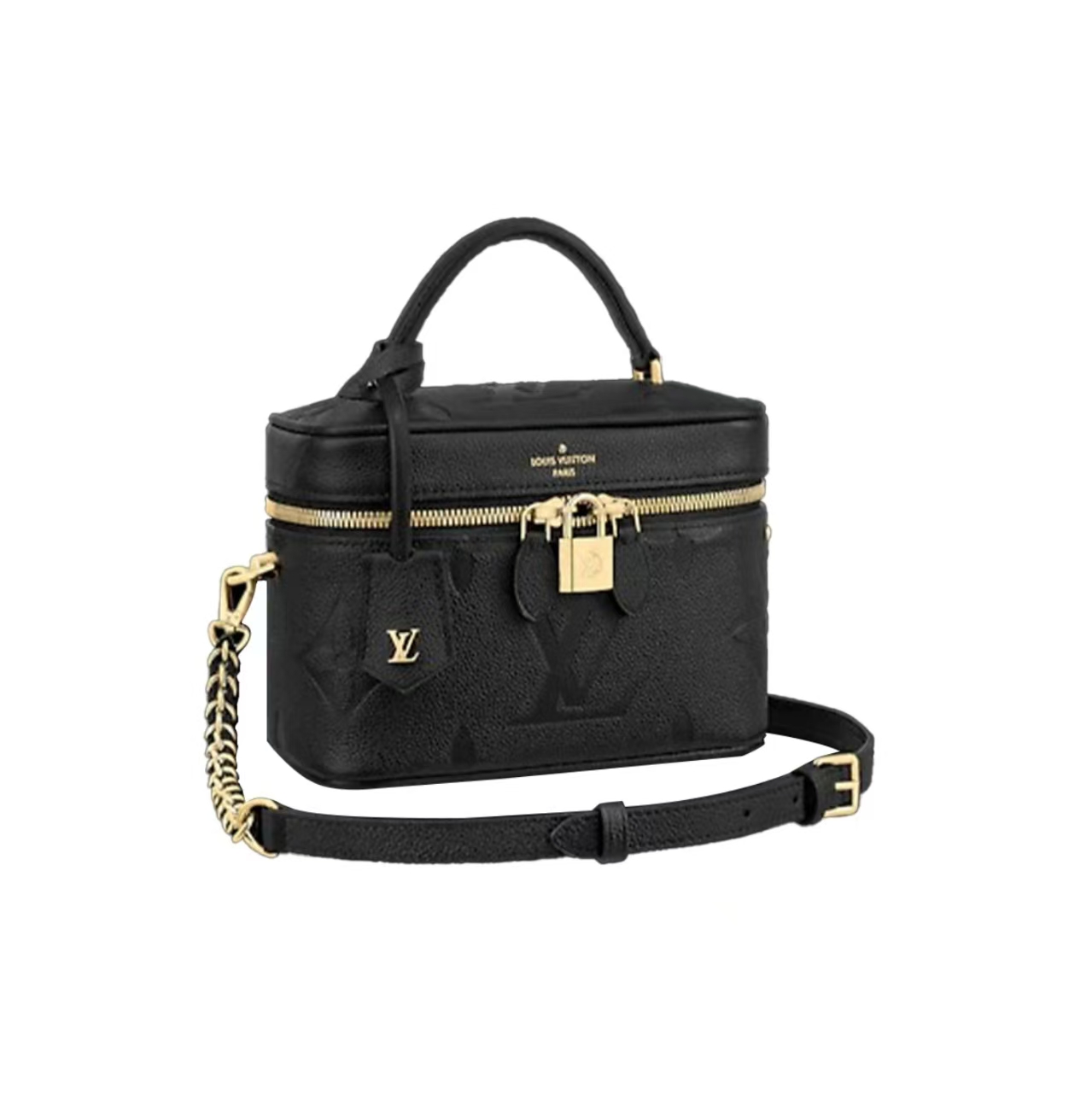 99新 LouisVuitton/路易威登 Vanity化妆包黑色 展示品降级1