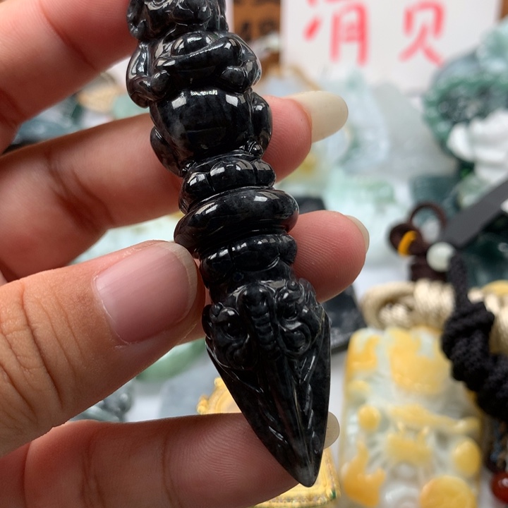 翡翠颈饰未镶嵌保真天然A货翡翠