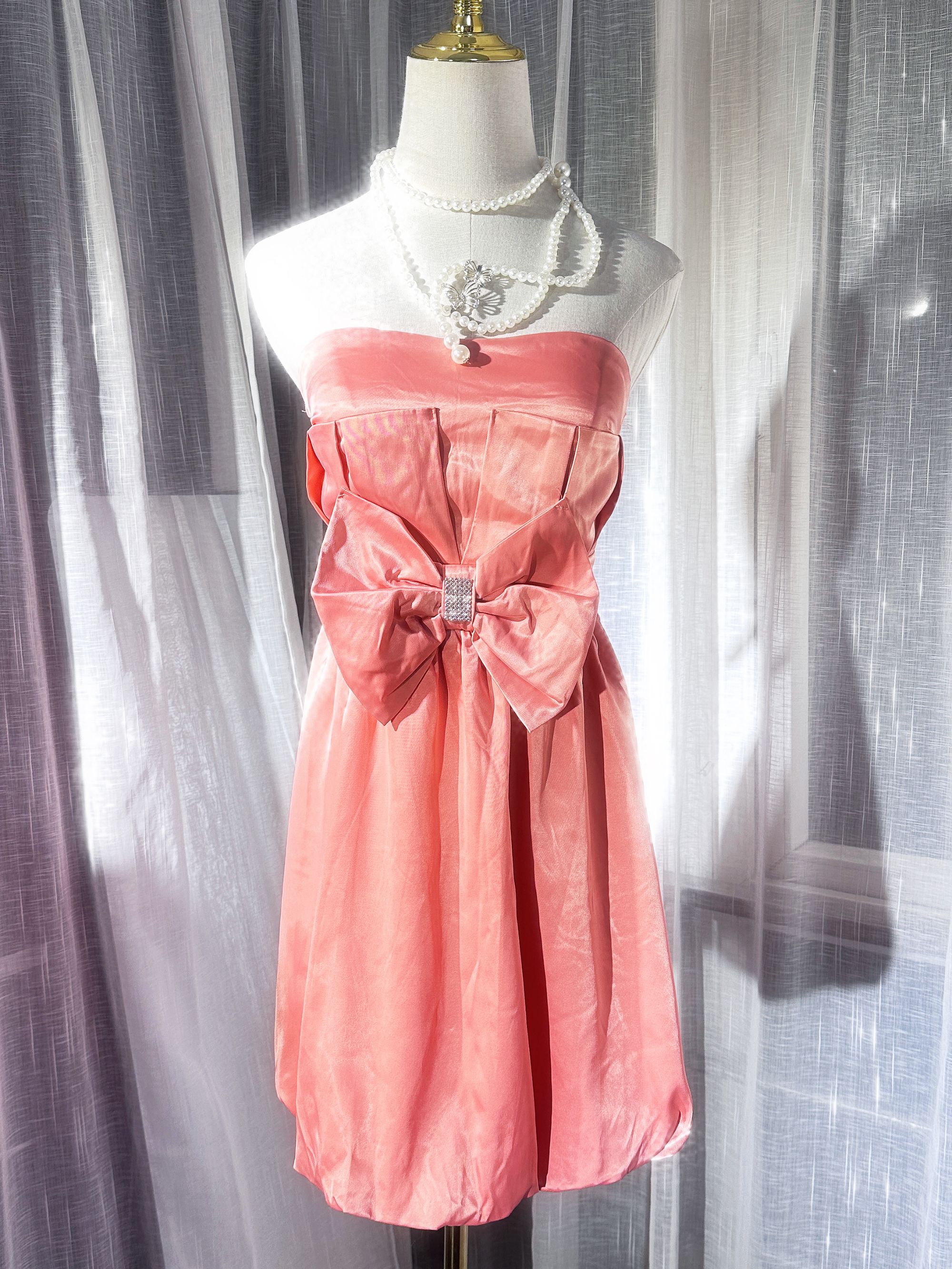 【露可妮vintage】复古昭和碎花古早礼裙 