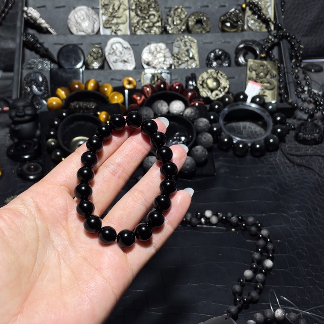 黑曜岩珠宝奇石未镶嵌?*