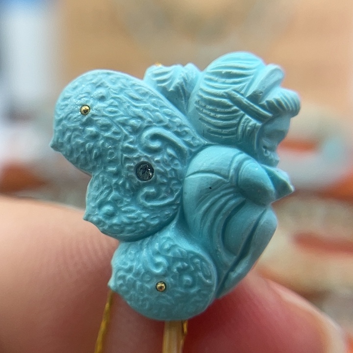 绿松石未镶嵌珠宝奇石