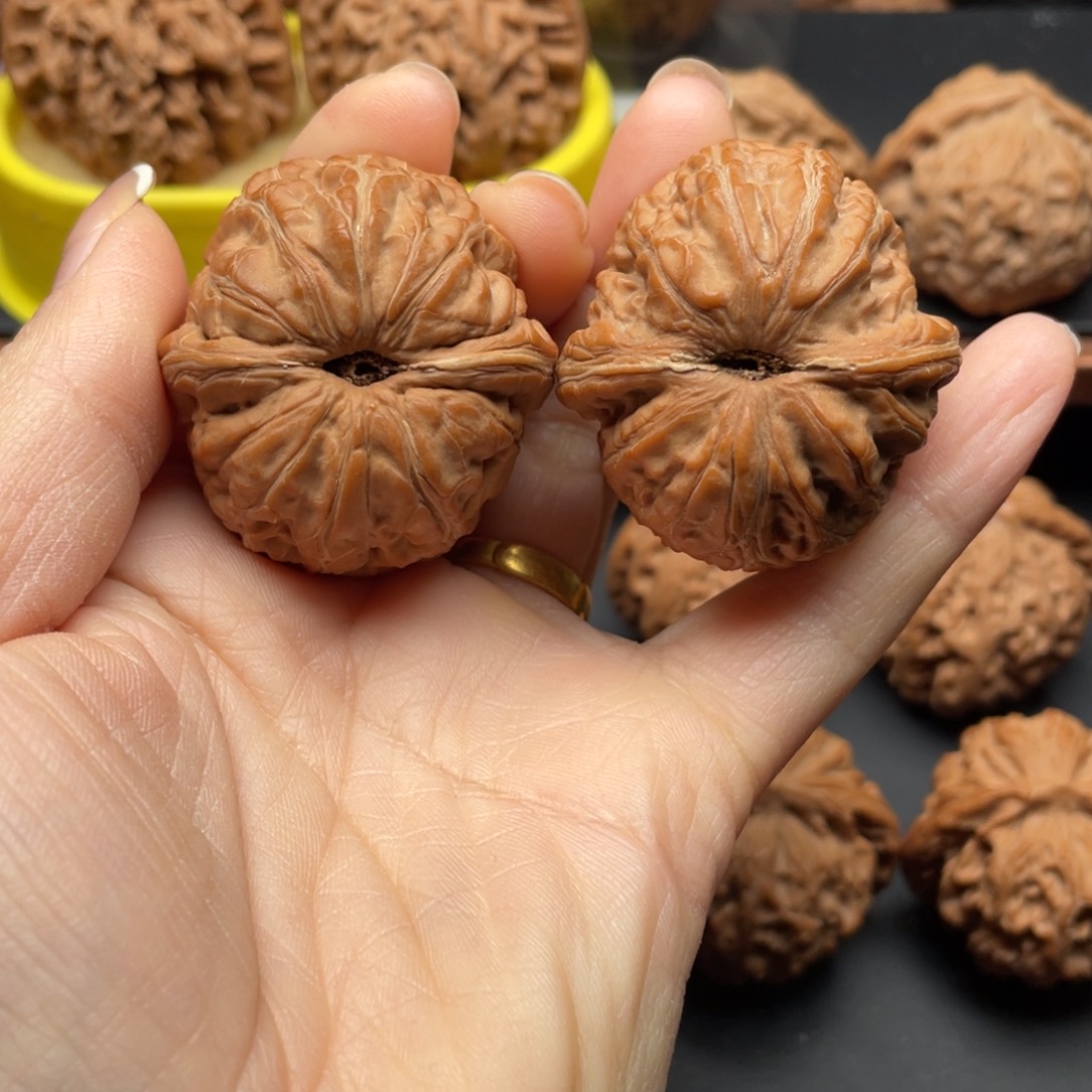 不***场把件文玩核桃元宝42