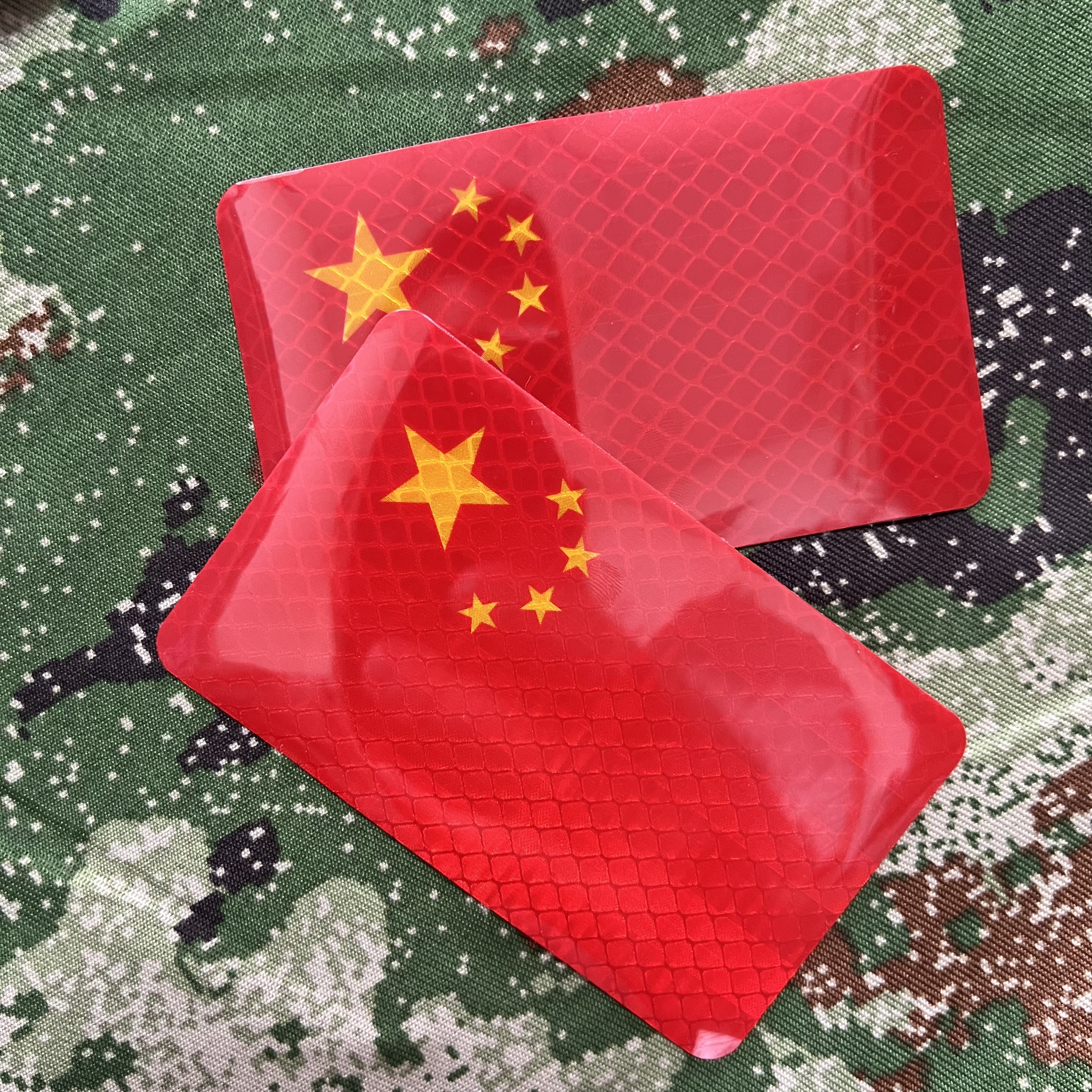 反光车贴国旗立体防晒耐高温可磁吸粘贴红旗柔性装饰车标