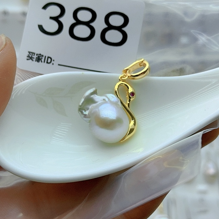 淡水珍珠颈饰银S925镶嵌