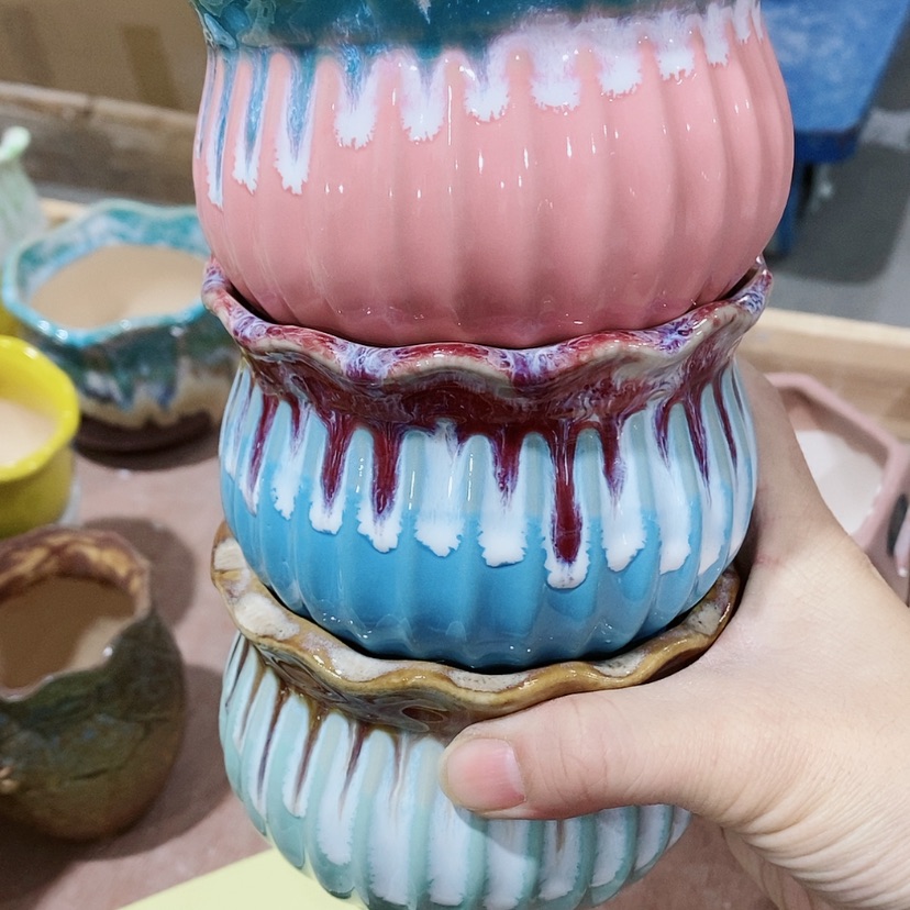 【闪购商品】红陶陶瓷多肉花盆