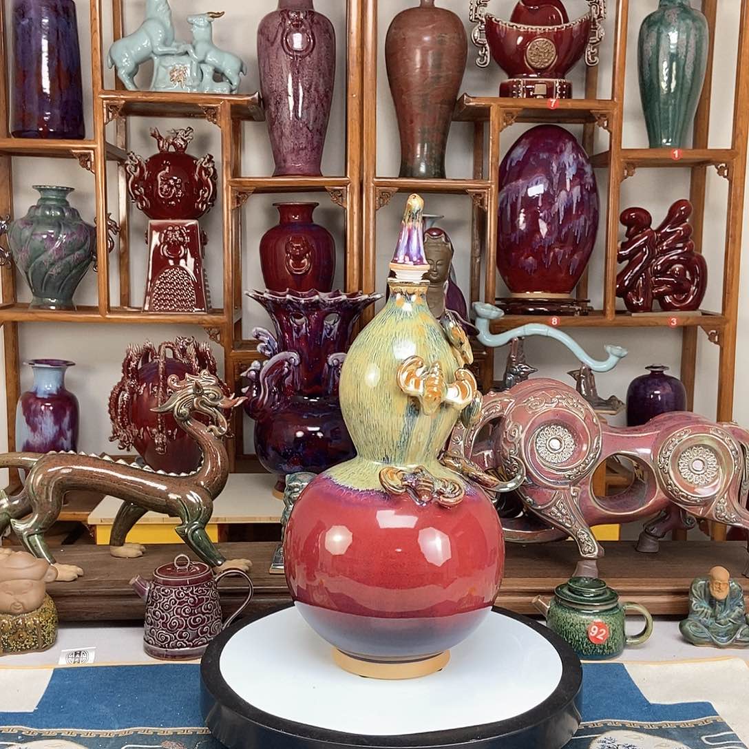 摆件五大名窑钧瓷012