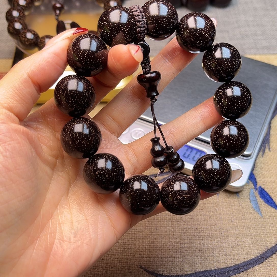 檀香紫檀（小叶紫檀）1.8 13颗爆星