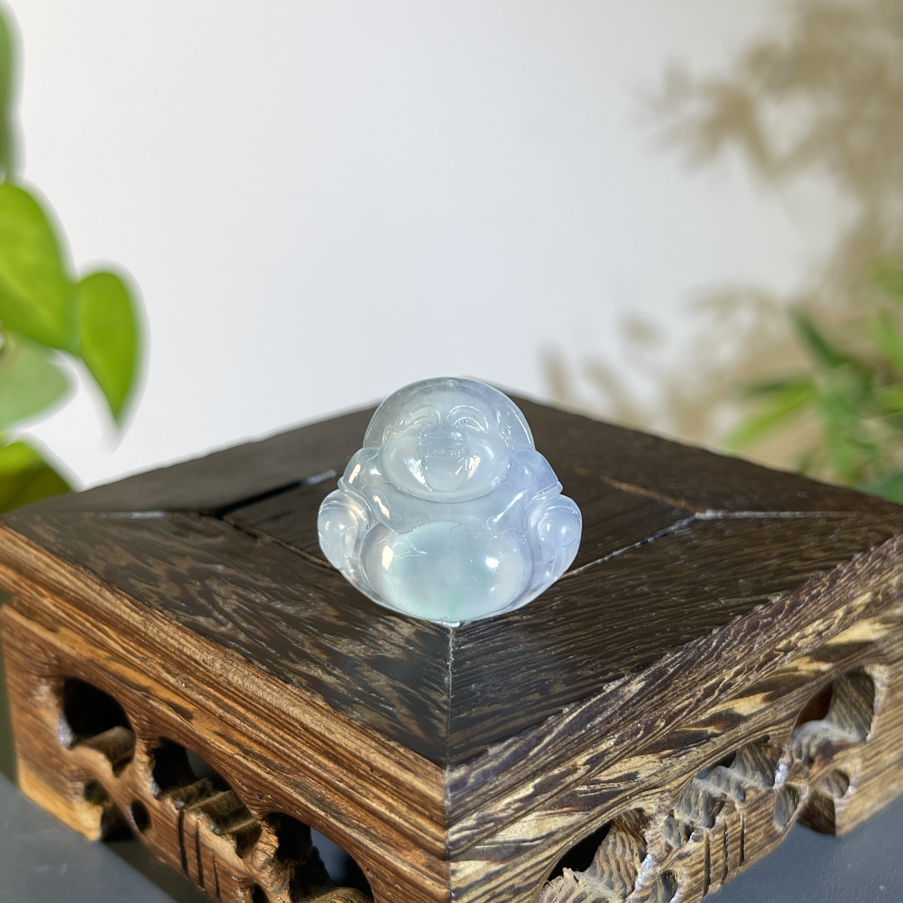 JTW04-145 天然缅甸A货翡翠 佛公