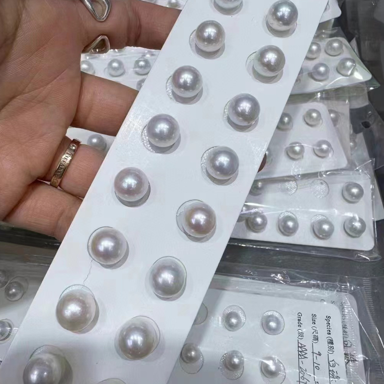 [韵森]  圆珠 巴洛克耳饰项链直播间专用