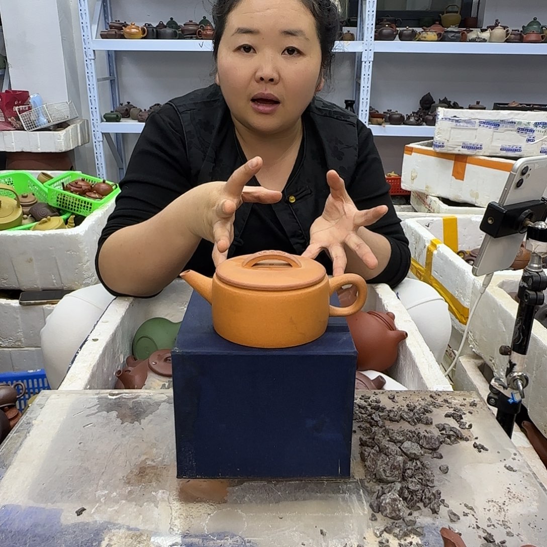 紫砂茶壶宜兴紫砂壶瑕疵处理