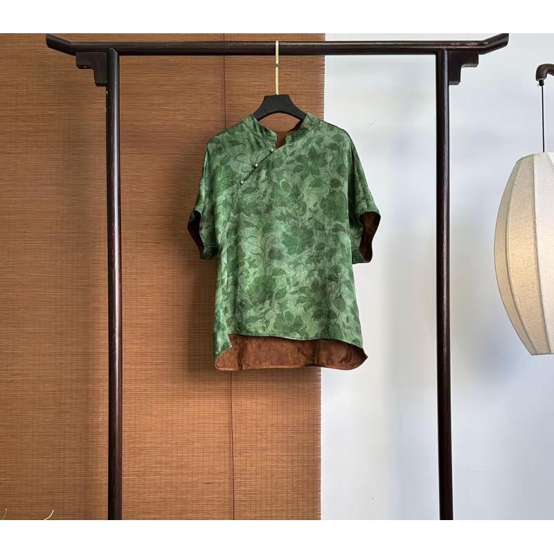 诗情画意｜清新纹样融合传统版型，打造如诗如画的国风穿搭