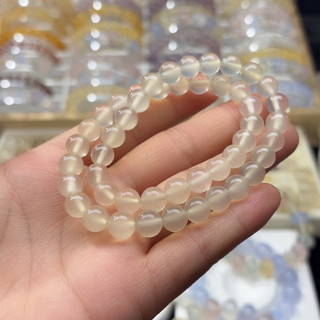 玛瑙/玉髓未镶嵌手链