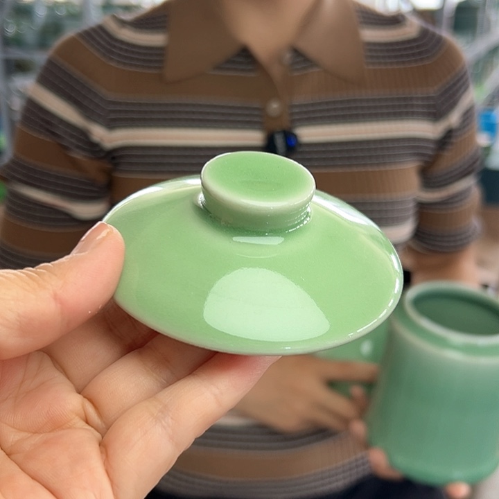 龙泉云间青瓷小米茶器