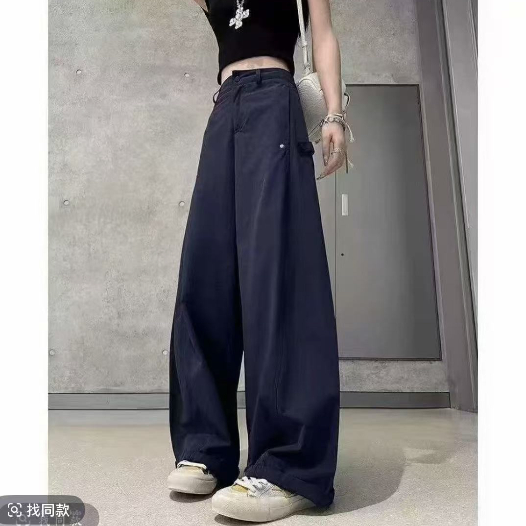 计感显瘦弯刀休闲工装裤