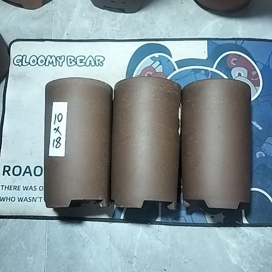 紫砂三个笔筒紫砂